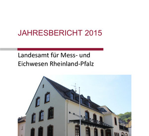 Die Titelseite des Jahresberichtes 2015.