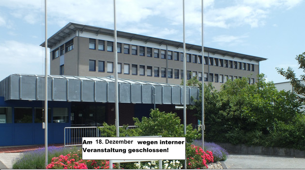 Landesamt ist am Donnerstag den 18. Dezember 2025 geschlossen